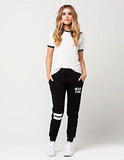 Young & Reckless Over Pass Sweatpants Black Small