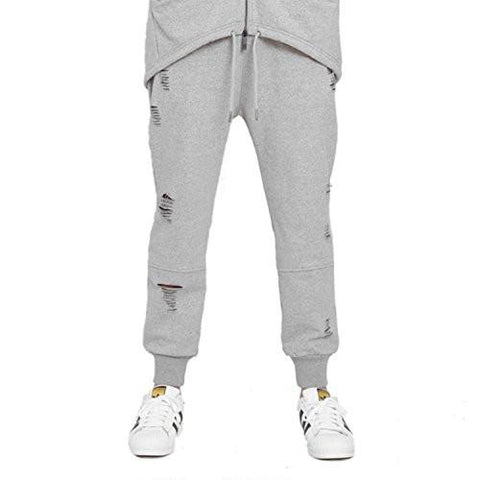 Hysteria Jogger Sweatpants In Heather Grey Size Xl
