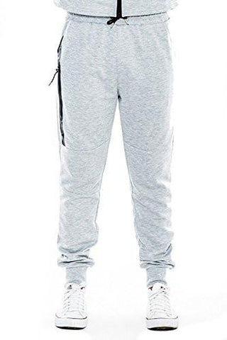 Hudson Outerwear Grey Paneled Poly Tech Jogger Sweatpants Xxxlarge