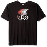 Lrg Big And Tall Panda Dripper Short Sleeve Tshirt Black 5Xl