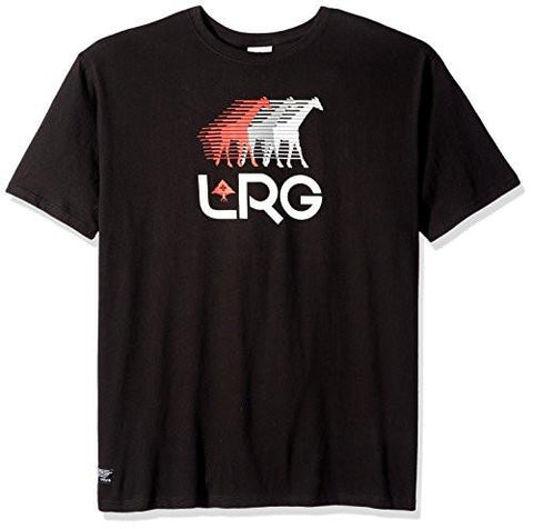 Lrg Big And Tall Panda Dripper Short Sleeve Tshirt Black 5Xl