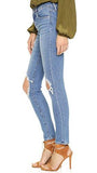 721 High Rise Distressed Skinny Rugged Indigo 27