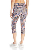 Active Crop Pant Print Animal Clash Small