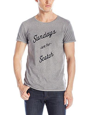 Scotch & Soda Sundays are for Scotch TShirt Grey Melange XLarge