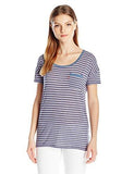 Levi Striped HiLo Pocket TShirt Peacoat Small