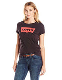 Levi Slim Crew Neck Tee Shirt Core Batwing Black Medium