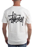 STUSSY BASIC STUSSY PIG. DYED TSHIRT SIZE: XLARGE COLOR: NATURAL