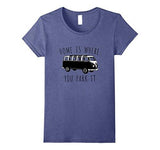 Van Shirt Vandwelling Awesome Vintage Funny Cute TShirt Medium Heather Blue
