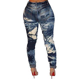 Knee Casual Stylish Hip Hop Skinny Denim Ripped Boyfriend Xl