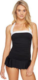 Lauren Ralph Lauren Bel Aire Solid Skirted Mio Onepiece Black Swimsuit