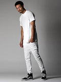Carnaby Skinny Moto White 36 Bottoms Denim White