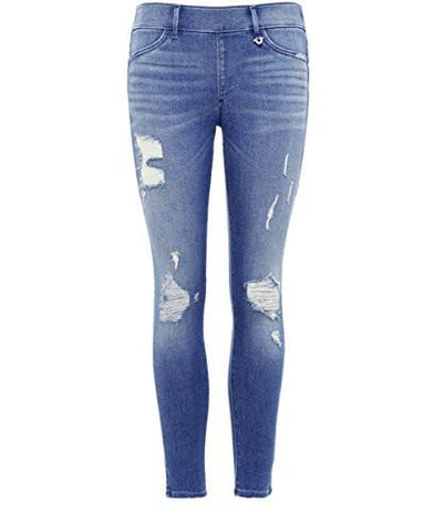Runway Pull On Legging Crop Jean Ocean Side Destroyed XSmallmall