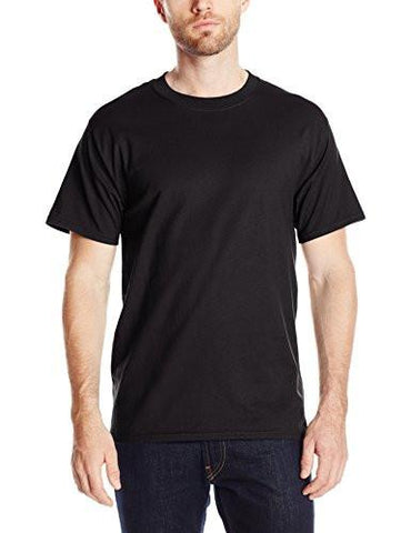 HANES SHORTSLEEVE BEEFY TSHIRTBLACKLARGE