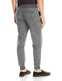 Jogger Pants Basic Fleece Solid Clean Colors Marled Grey New Large