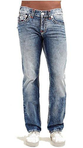 Straight Leg Relaxed Fit W Flap Pockets Super T Red Stitch In Soul Bandit 32 Soul Bandit