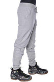 Akademiks Bigtall Flatland French Terry Jogger Sweatpants Heather Grey XXLarge
