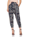 Bcbgeneration Harem Cropped Pant Dark Navy Multi Medium