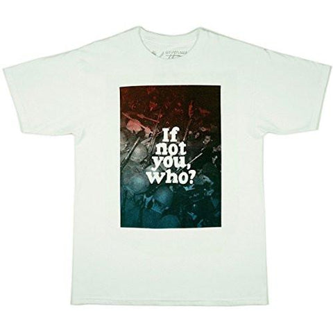 US VERSUS THEM IF NOT YOU SHORTSLEEVE SHIRT XLARGE WHITE
