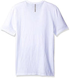 JEANS MEN SHORT SLEEVE OVERSIZED CALVIN LOGO CREW NECK TSHIRT WHITE WASH SMALL