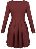 Creti Fashion Casual Slim Fit and Flare Tunic dress T Shirt Dress