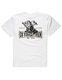 US VERSUS THEM DEATH OF A NATION TSHIRT WHITE SMALL
