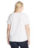 Levi Plus Size Batwing Tee Shirt Batwing White 2X