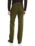 Pants Long In Thick Bull Twill Fabric And Straight Fit Olive 34X32