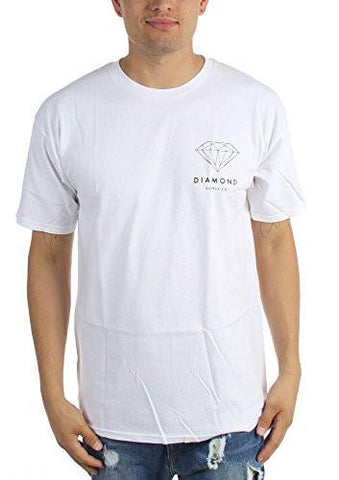 DIAMOND SUPPLY BRILLIANT DIAMOND TSHIRT SIZE: LARGE COLOR: WHITE