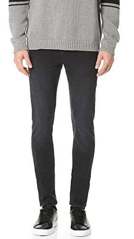Men Tight Distort Blue 34