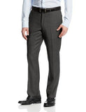 2 Button Side Vent Wool Suit With Flat Front Pant Brown 42 Regular