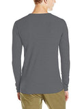 Euro Pencil Long Sleeve Waffle Thermal Shirt Metal Large