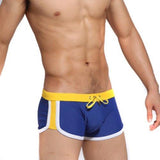 DAXIN NYLON TIE ROPE SPORT BOXER SHORTS SWIM TRUNKS BLUE XL