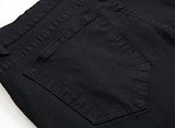 Black Skinny Slim Fit Stretch Straight Leg Fashion Pants