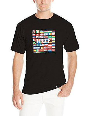 HUF Flag Box TShirt Black Medium