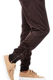 Guys Imperious Authentic Quilt Design Joggers Sweatpants Fp542 2Xl Black