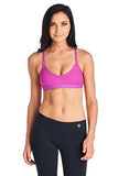 Sports Bra Tank Jacquard Berry Size Medium