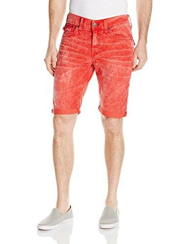 Ricky Sidewalk Cord Relaxed Straight Short Vintage Red 38
