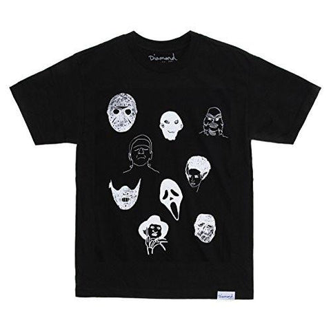 DIAMOND SUPPLY CO. X DEERDANA MEN HALLOWEEN SHORT SLEEVE T SHIRTBLACK3XL