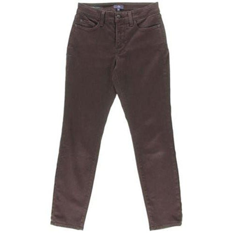 Alina SliMMing Fit Ankle Denim Leggings Brown 12