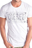 DIESEL T SHIRT FOR SUCCESSFUL LIVING NUENTE MAGLIETTA TEE WHITE MEDIUM