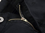 Black Skinny Slim Fit Stretch Straight Leg Fashion Pants