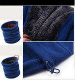 WINTER WARM THERMAL FLEECE BALACLAVA HAT HOOD SKI BIKE WIND STOPPER FACE MASK HAT MEN MOTORCYCLE NECK HELMET CAP GRAY COLOR