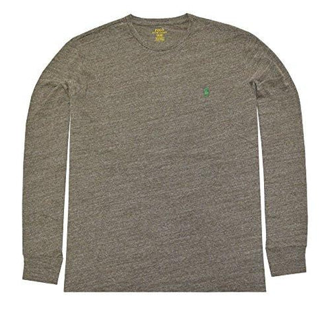 POLO RALPH LAUREN LONG SLEEVE PONY LOGO TSHIRT MEDIUM PROSPECT HEATHER