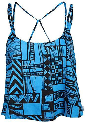 Vans Gambia Crop Tank TopBlueBlackLarge