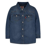 Baby Girls Denim Western Shirt Blue Winds 18 Months