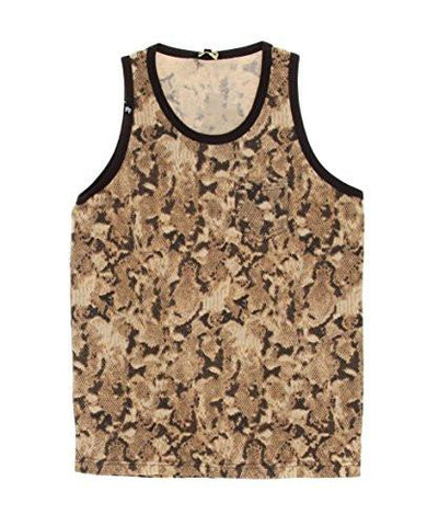Imperious Allover Animal Print Pocketed Tank Topsnakem