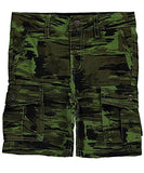 Little Toddler Streak Camo Cargo Shorts Dark Olive 3T