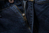Skinny Stretch Washed Denim Tapered Jean Blue 30