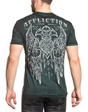 Affliction Royale Impact Tee Shirt Teal Reactive Medium