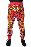 Imperious Tribal Jogger Pants Sweatpants Red Xl